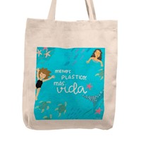 Bolso Tela Tote Bag Cartera Playa - Menos plástico